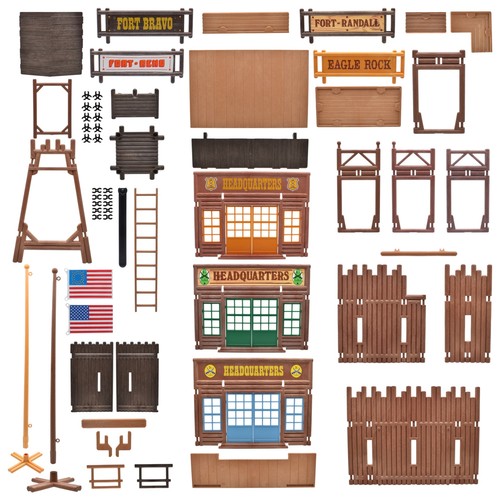 Playmobil western fort - western, acw
