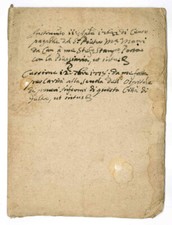 Atti notarili relativi al