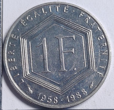 1 Franc Charles De Gaulle 1988 France - 169700