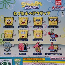 Fermaglio per capelli capsula Spongebob 12 tipi mascotte figura gacha