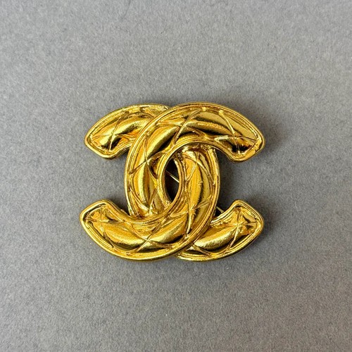 Spilla chanel vintage logo - spilla,