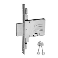 SERRATURA PER INFERRIATE E PORTE IN FERRO TRIPLICE E70 DOPPIA MAPPA - 663301704