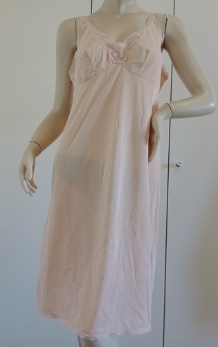 Vintage sottoveste nylon rosa - sottoveste,