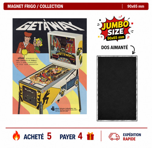 Magnet frigo getaway 90x65 - ,