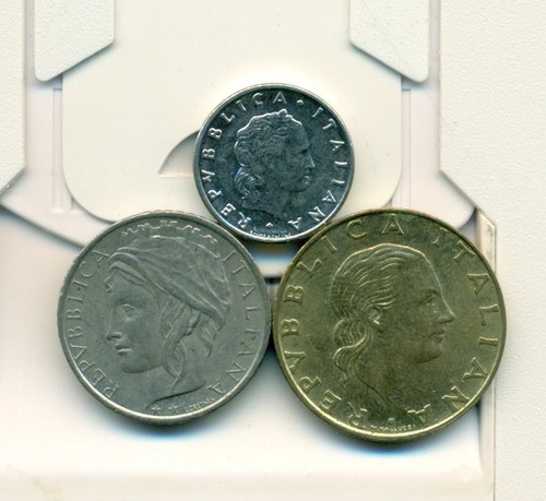 Different coins from italy - coins,