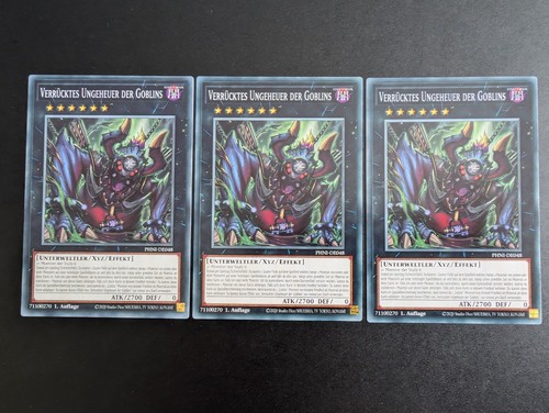 Carte yugioh playset mostro - 3x,