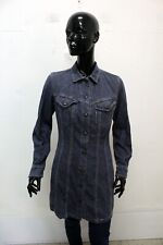 Diesel Camicia Di Jeans Donna Taglia M Chemise Lunga Shirt Woman Manica Lunga