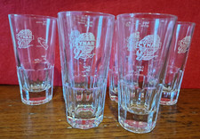 Set Bicchieri pubblicitari Vintage Cynar con dosaggi Long Drink anni 70