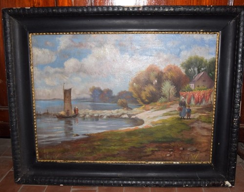 Pittore secolo paesaggio - pittore, "paesaggio