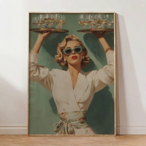 Poster donna glamour - , cocktail