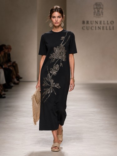 Abito brunello cucinelli nero - brunello,