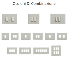 Placca  Alluminio 4 Posti