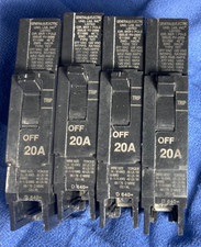 4 TEY120   GE 20 Amp 1 Pole