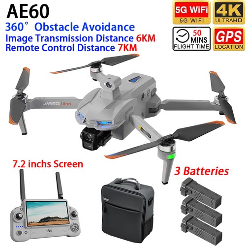 Ae60 drone gps 7km assi - 3,