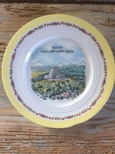 1960 Porcellana Bavaria Piatto Trieste Tempio A Maria Madre Regina