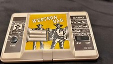 CASIO WESTERN BAR 1984 CG-300 LCD VIDEOGIOCO VINTAGE