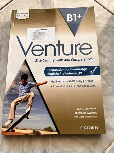Venture into first inglese - into, b1+