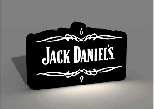 Jack daniels led box insegna - jack,