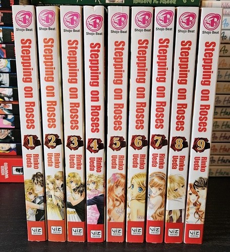 Manga stepping roses - on,