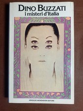 Prima edizione libro Dino Buzzati I misteri d'Italia Mondadori 1978
