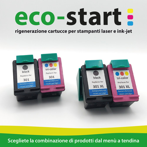 Cartucce 301 301xl nero - hp,