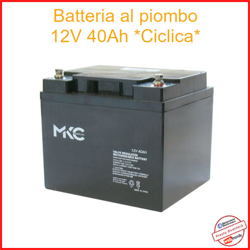 Batteria ciclica 12v 40ah - ciclica,