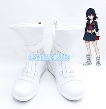 Scarpe stivali cosplay bianchi