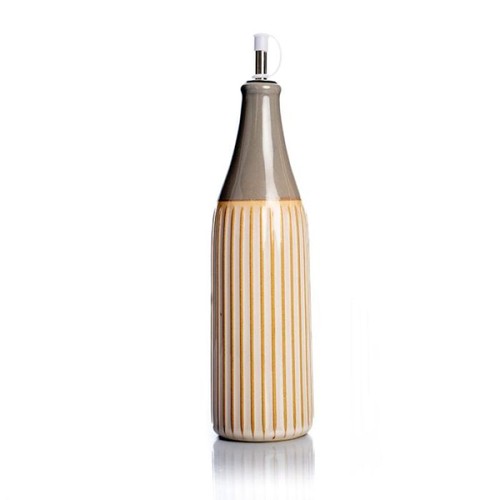 Oliera ceramica grigia con - oliera,