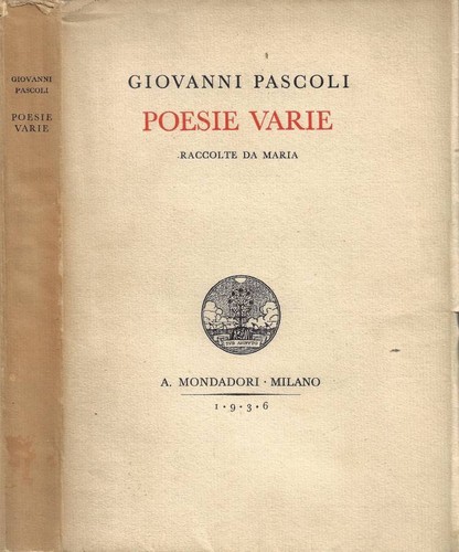 Poesie varie raccolte da - varie,