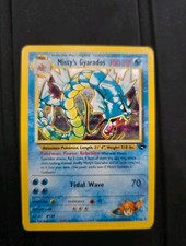 Lotto Carte Pokemon Misty’s Gyarados 13/132 Holo Gym Challenge Ultra Raro 