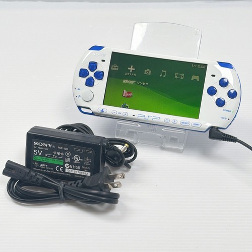 Psp 3000 bianco blu - psp,
