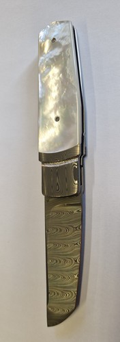 Coltello pieghevole damasco - coltello,