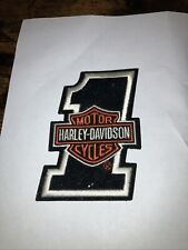 Harley Davidson Moto Numero 1 Uno USA Bandiera Patch HD Cappello Gilet Giacca Distintivo