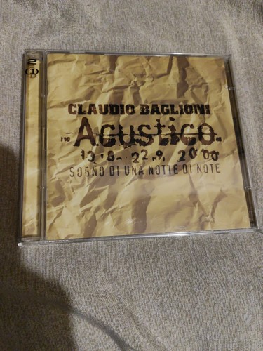 Claudio baglioni acustico - cd,
