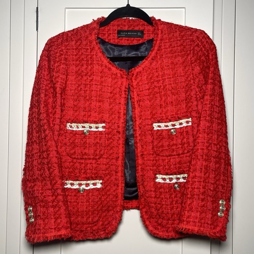 Giacca blazer tweed - zara, rara