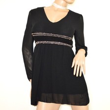 ABITO NERO donna vestito mini