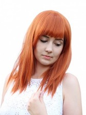 Parrucca lunga spalla liscia