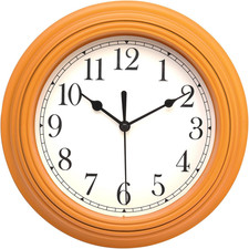 Orologio Da Parete Silenzioso Da Cucina 9 Pollici Retro Non Ticchettante Orologi