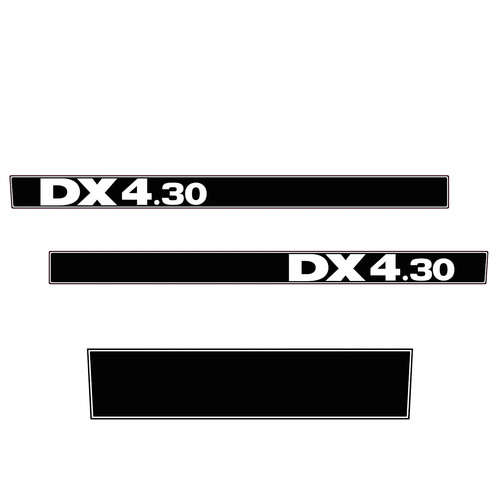 Adesivo deutz dx4 cofano - dx4.30,