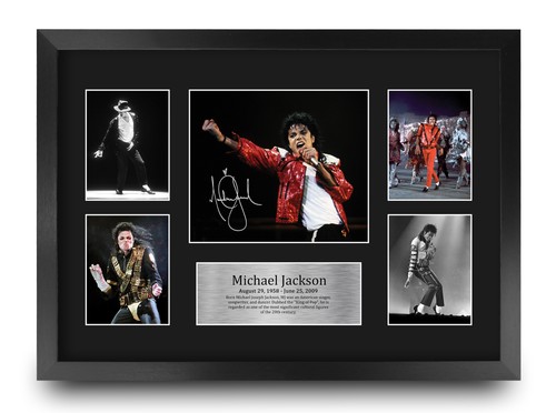 Michael jackson signed pre - signed, a3