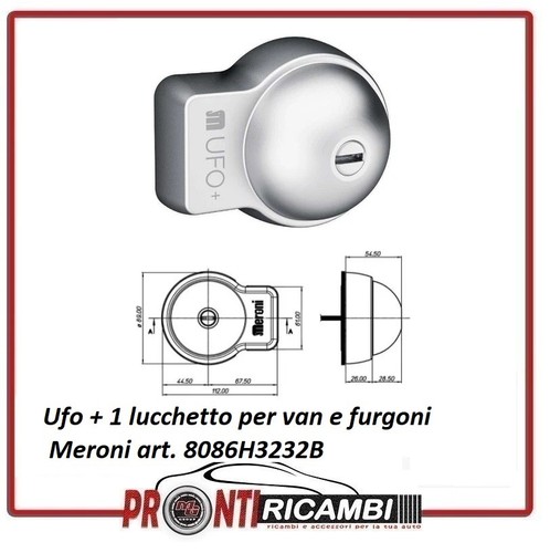 Lucchetto meroni ufo - lucchetto, ufo+