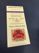 Copertina Matchbook - The Opera House North Las Vegas Nevada