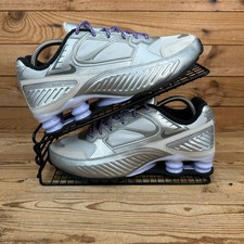 Scarpe da ginnastica Nike da donna taglia UK 5,5 Shox Enigma 900 argento viola metallizzato