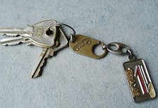 PORTACHIAVI VINTAGE LOGO CHIAVI AUTO FIAMM   TOPCAR CONCESSIONARIA ALFA ROMEO  