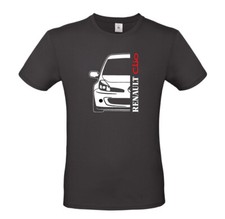 T-SHIRT  unisex  RENAULT CLIO MK3 RS profilo tuning club idea regalo unica