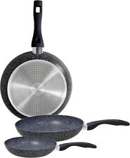 SET 3 PADELLE TOGNANA GEMSTONE 20, 24, 28CM ANTIADERENTE ANCHE PIANI INDUZIONE