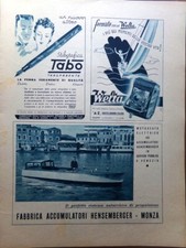 Pubblicità del 1941