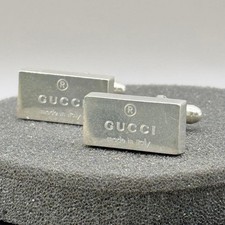 Gemelli Gucci quadrati argento 925 autentici made in Italy 1116