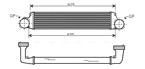 Radiatore intercooler