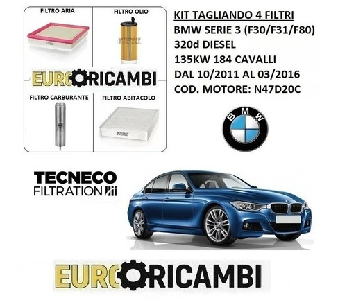 Kit tagliando filtri tecneco - tagliando,